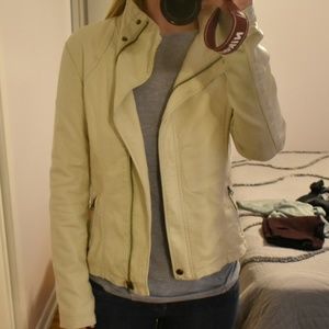 Women's faux leather jacket